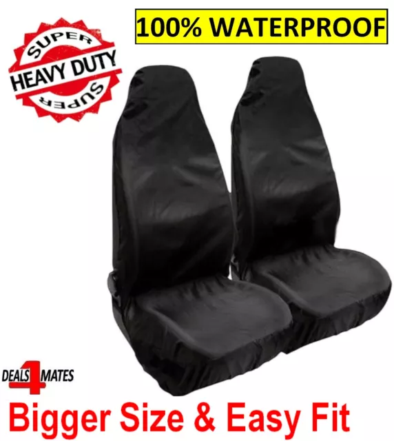 Heavy Duty 100% Waterproof Fabric Front Car Seat Covers Protectors For Ford