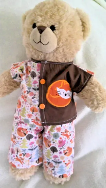 NEW BAB Build a Bear Handmade teddy  clothes to fit 40cm size boys/girls pyjamas