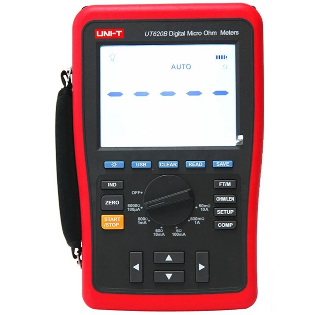 UNI-T UT620B Metri digitali micro ohm 0,5 mΩ~6KΩ 10uΩ conteggi LCD 60000  IK