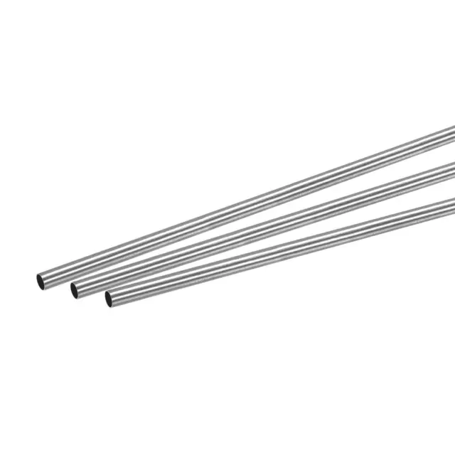 Rond Tube 4mm Dia Externe 0.2mm Épaisseur 250mm Longueur 3 Pcs