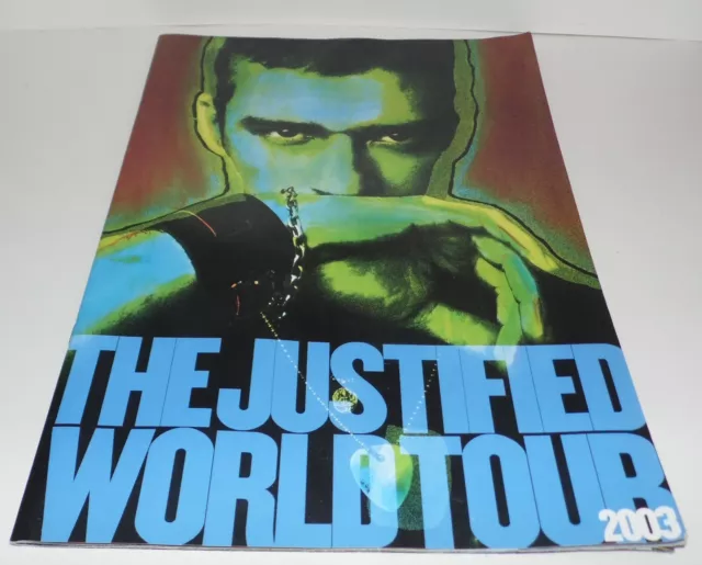 JUSTIN TIMBERLAKE * The Justified World Tour Programme 2003 * With Ticket *