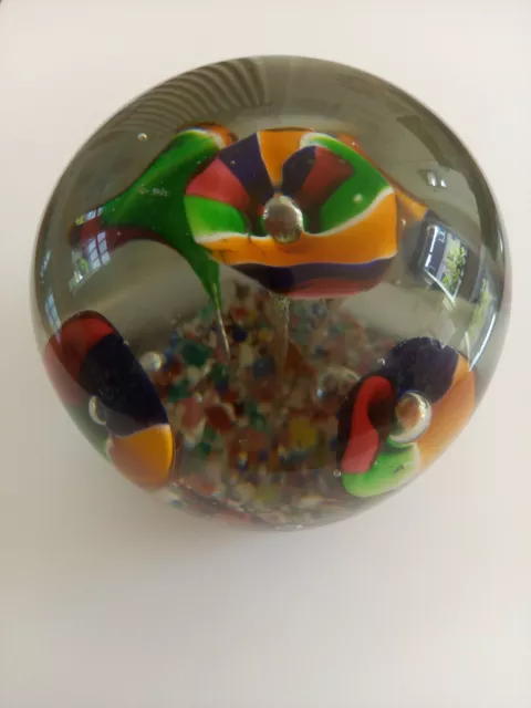 Briefbeschwerer, Glaskugel, Paperweight, Glas, Kugel, II