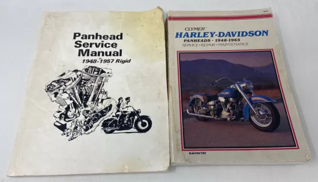 Clymer M418 Panhead Service 1948-1957 Rigid Service Repair Maintenance Harley
