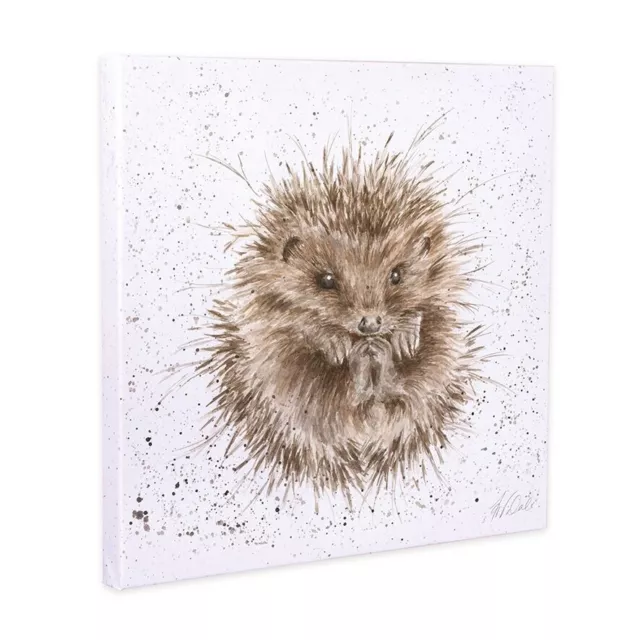 Wrendale Awakening 20cm Canvas - Handmade Hedgehog Wall Art by Hannah Dale