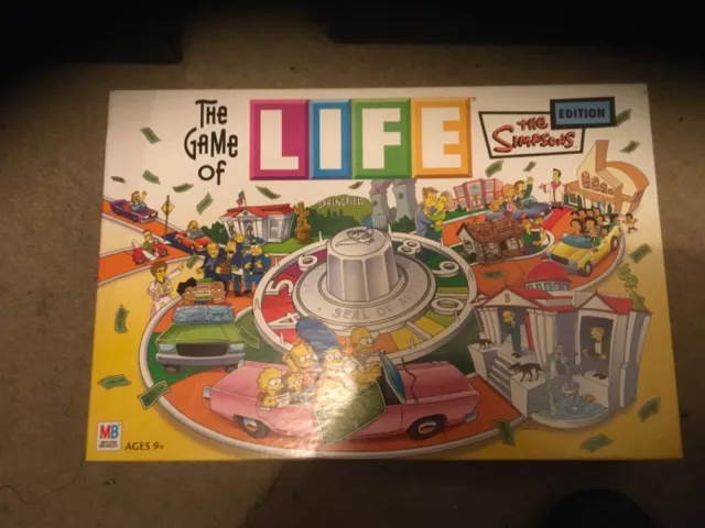 The Game of Life The Simpsons Board Game. complete. Excellent Condition