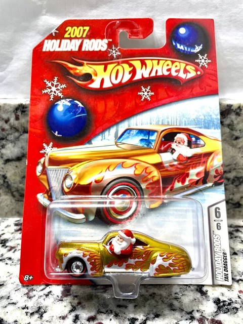 HOT WHEELS 2007 Holiday Rods Tail Dragger #6/6 Gold with