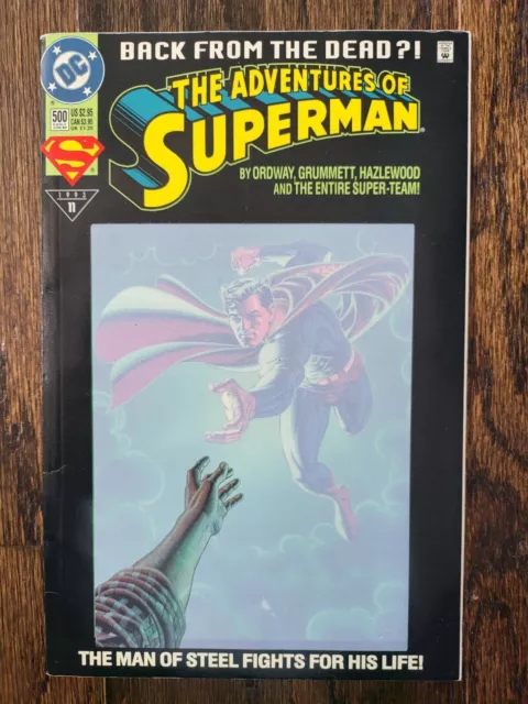 The Adventures Of Superman 500 Back From The Dead June 1993 Dc Comics Vg-F