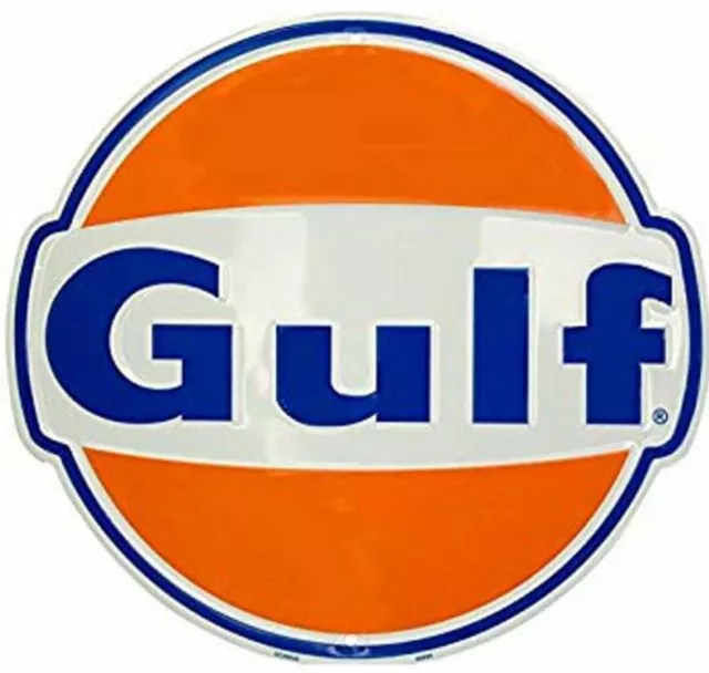 USA XXL US Schild GULF Oil Durchmesser ca. 60 cm