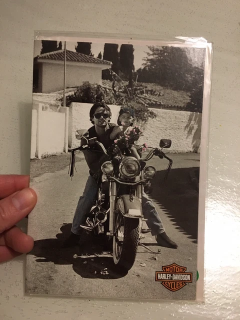 Biglietto di compleanno per papà con motocicletta – Regalo di compleanno per lui – Harley Davidson Bike elegante biglietto di compleanno per uomo – Biglietto di auguri di compleanno classico per