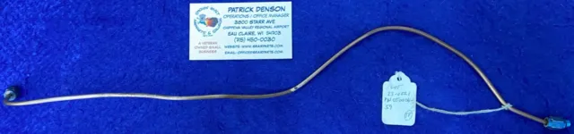 P/N 0500106-59 Cessna Fuel Line Assy. (Firewall to Fuel Strainer)