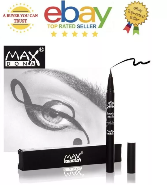 Black Eyeliner Waterproof Eye Liner Gel Liquid Pen Blackest Black Eyeliner Uk