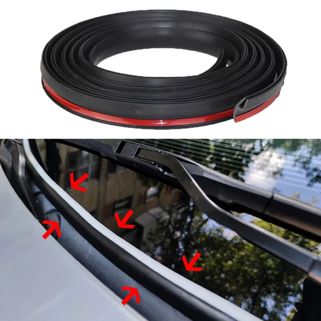 Waterproof Car Auto Door Weatherstrip Trims Front Windshield Sealed Strip 1.8m