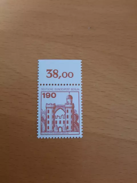 Deutsche Bundespost Berlin 1977 MiNr.539 mit Oberrand aus Bogen postfrisch