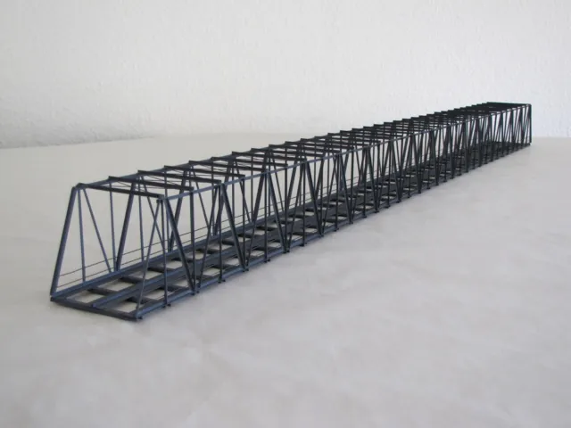 TT Lange Kastenbrücke 110,5cm, zweigleisig grau KT1102 Hack 36250