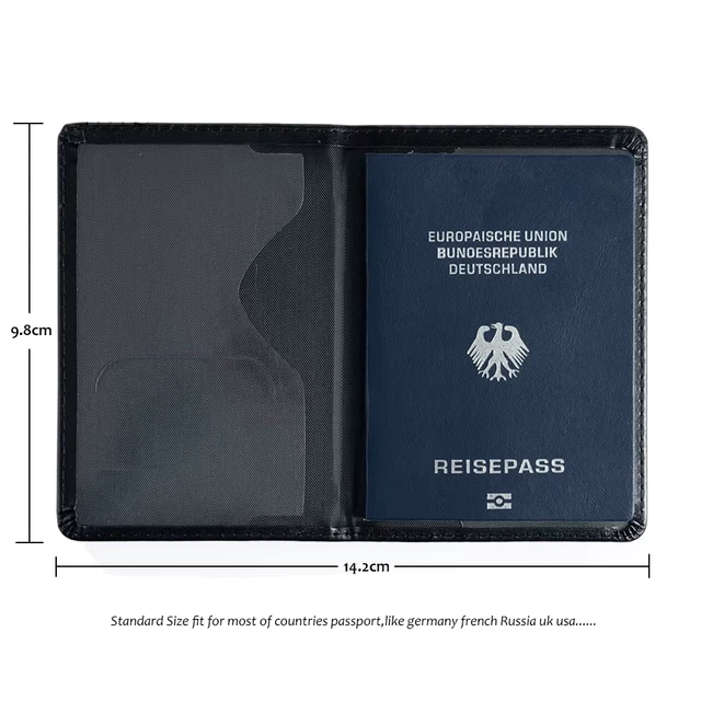 Confezione Da 5 Copri Passaporto Trasparenti Arsmat – Custodia In Pelle E Plastica Per Documenti Di Viaggio