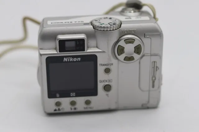 Nikon COOLPIX 775 2.1MP Digital Camera - W/ BATTERY - NO CHARGER