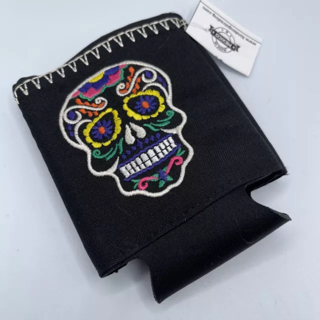 Day Of The Dead Can Cooler Embroidered Made In Mexico