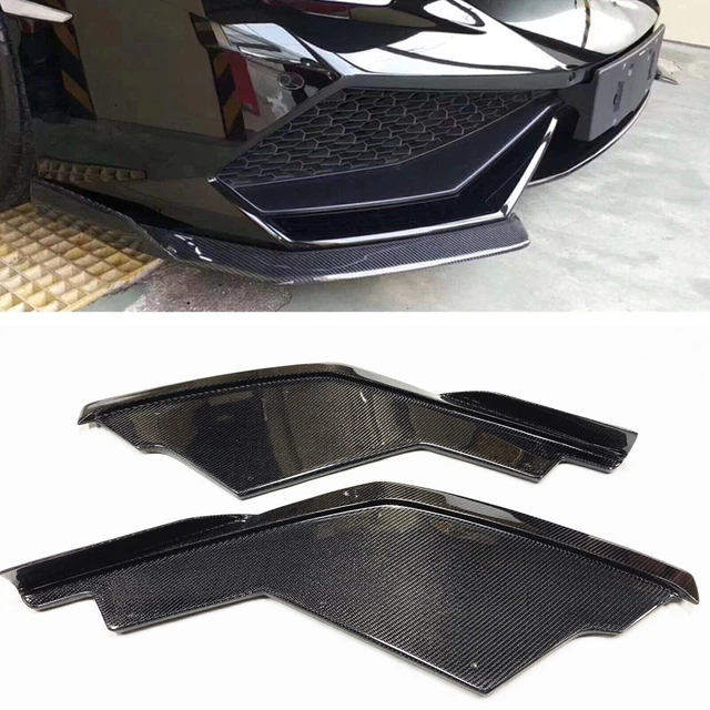 2x kit spoiler laterali paraurti anteriore in fibra di carbonio per Huracan LP600 LP610 2014-2017