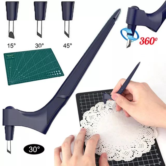 Gyro-Cut Craft Cutting Tools Kinfe with 360 Rotating Art Blade for  Scrapbooking