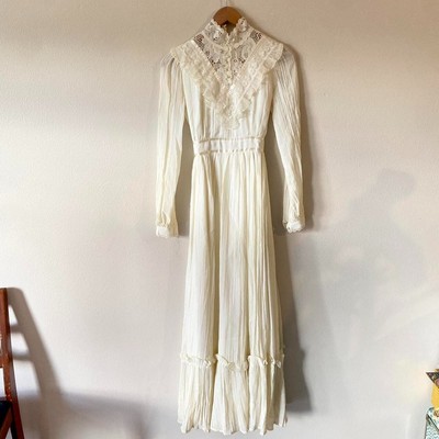 Vintage Gunne Sax Jessica mcClintock Prarie Dress Size 5 USA