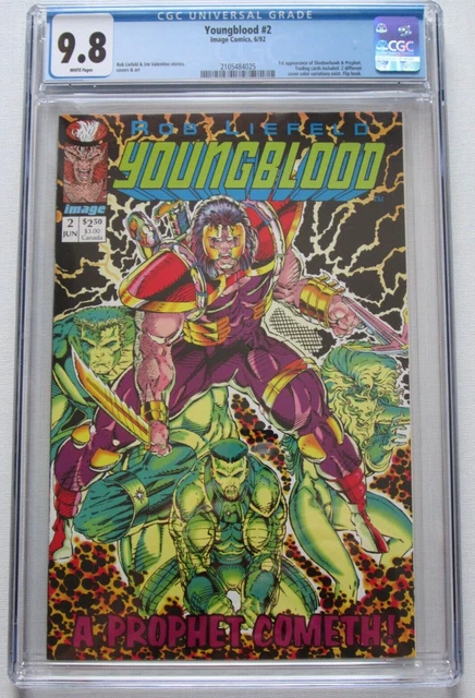 YOUNGBLOOD # 2 First 1st PROPHET & ShadowHawk CGC 9.8 iMage 1992 Liefeld MOVIE