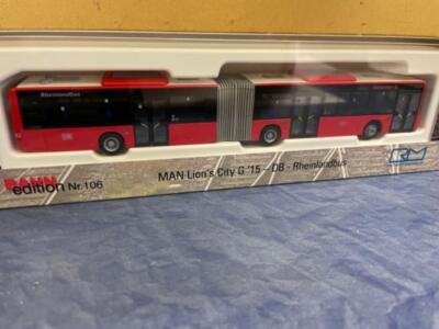 Miniature Rietze MAN Lion's City G - Bus Regionalverkehr DB - Échelle 1/87