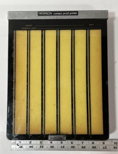 Vintage Paterson Contact Proof Printer for 35MM Negatives