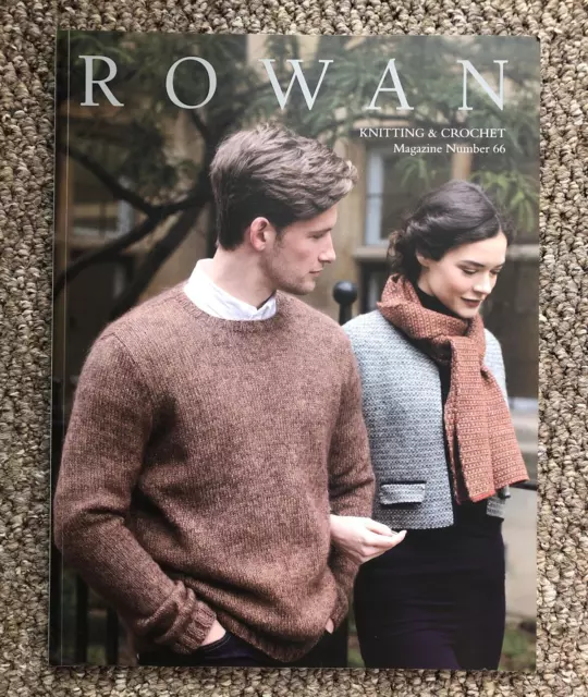 Rowan Magazine 66 Knitting & Crochet Pattern Book - Craft Fashion Designs - 2019