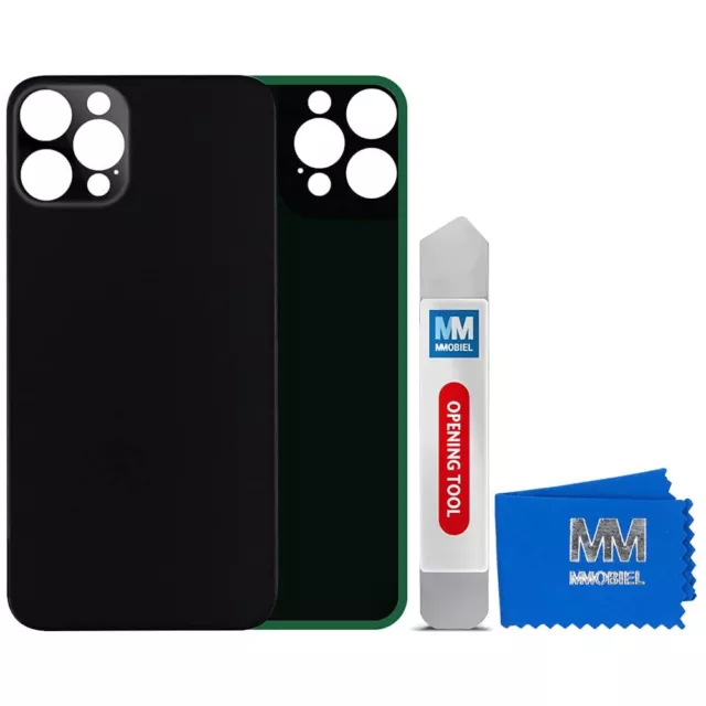 Cubierta Trasera para batería Back Cover para iPhone 12 Pro Max Nero - Negro