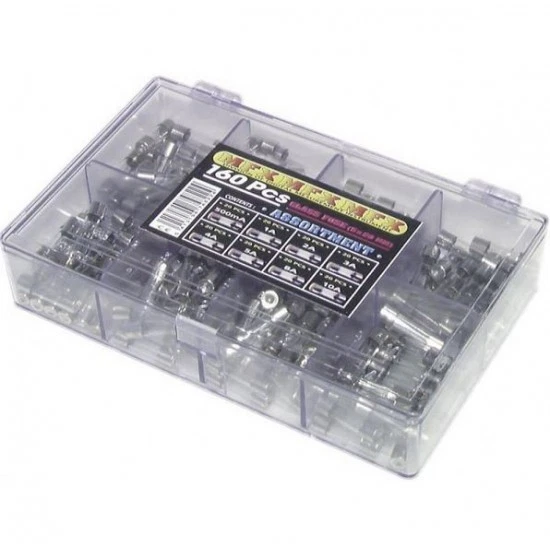 Fusibles 5 X 20 MM Assortiment En Coffret 160 Pièces