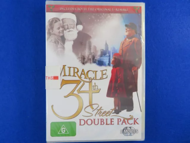 Miracle On 34th Street Double Pack - Brand New - DVD - Region 4 - Fast Postage