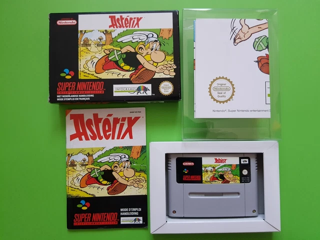 ASTERIX / Jeu Super Nintendo FAH / Complet + POSTER / Infogrames + Crystal Box