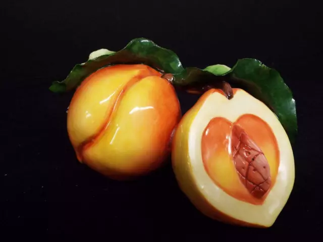 Katherine Houston KHO Porcelain PEACHES NEW! 1997