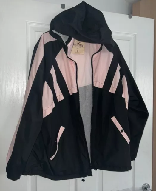 HOLLISTER WOMENS LIGHTWEIGHT Jacket Windbreaker Size M with