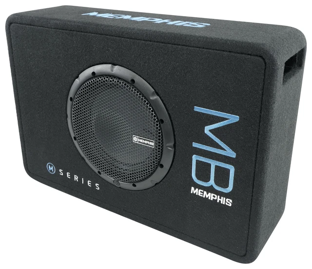Memphis MBE8S2 8" 350w RMS Loaded Car Subwoofer in Ported Sub Enclosure Box