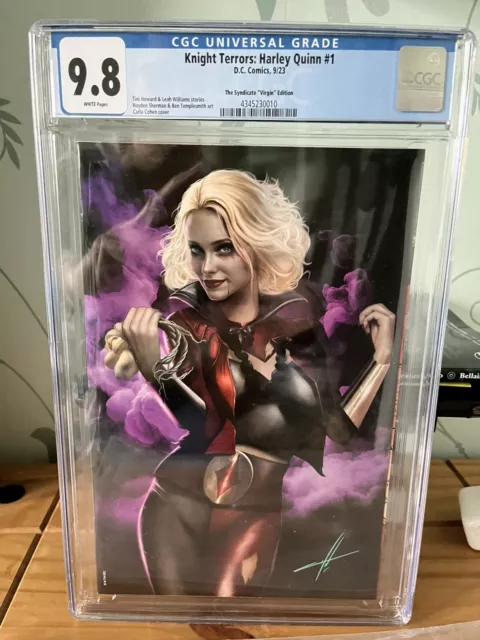 Knight Terrors Harley Quinn #1 CGC 9.8 Carla Cohen Virgin Variant