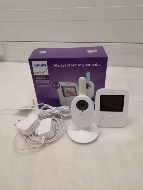 Moniteur vidéo numérique pour bébé Philips AVENT - Blanc (SCD833/26)