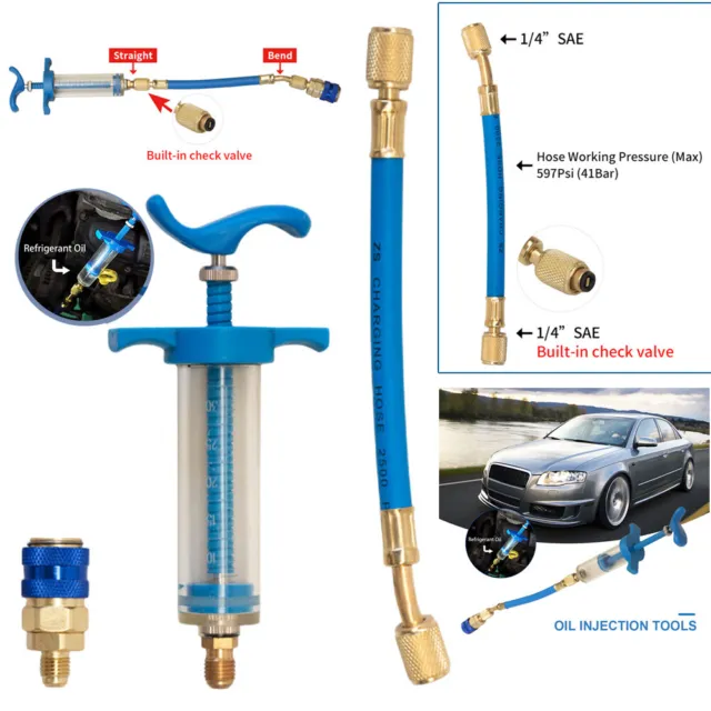 A/C Dye Injector 1/4 SAE Autoöl-Einspritzwerkzeug für Fahrzeug-Home-Klimaanlage