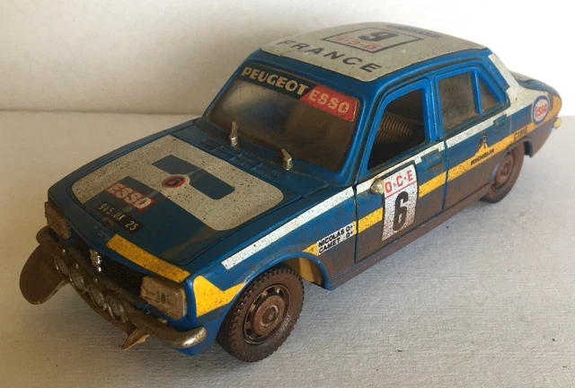 Polistil cod S 48 Peugeot 504 GL East African Safari 1/25th