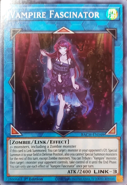 Vampire Fascinator BACH-EN048 1st Edition Yu-Gi-Oh Battle Of Chaos