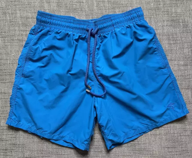 Vilebrequin Mens Blue Swim Trunks Size Large