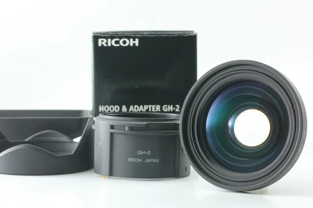 【N MINT+++】RICOH GW-2 Wide Angle Conversion Lens w/ Hood GH-2 Adapter #440