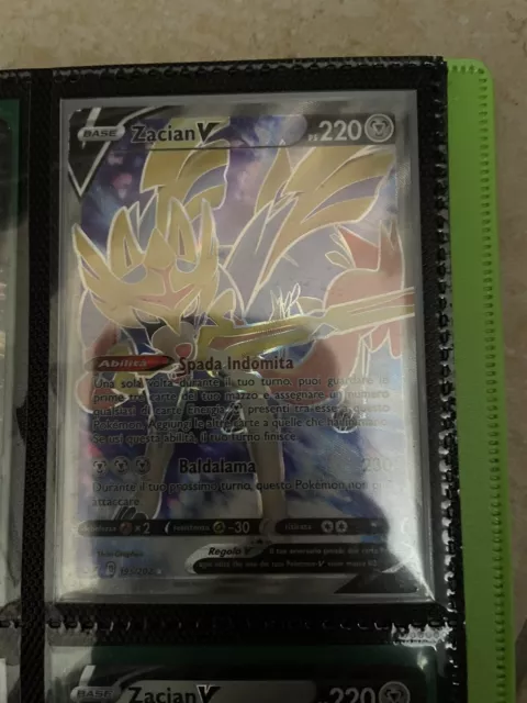 POKEMON CARD ZACIAN V ASTRO - 096/159 HOLO - ZENIT REGALE - ITA NM