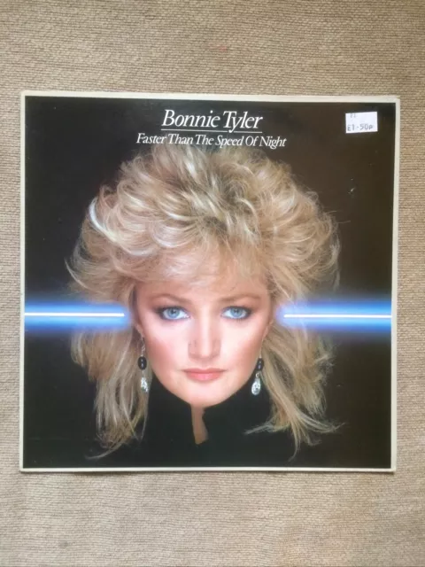 BONNIE TYLER Faster Than The Speed of Night original Vinyl LP CBS records 1983