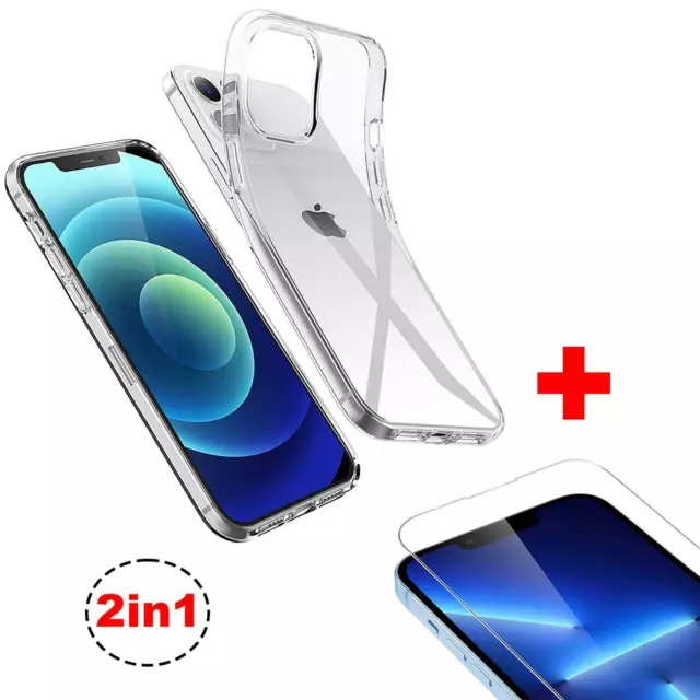 Étui de Protection Pour Apple IPHONE 13 Pro Mini Max Étui Housse Étui Verre