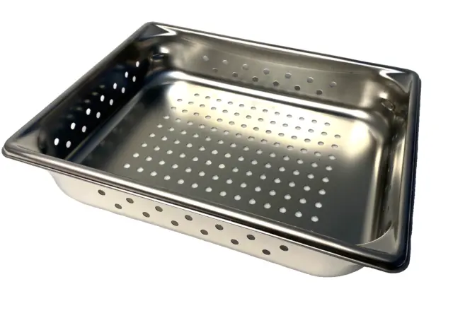 Vollrath 30223 Perforated Steam Table Pan Half Size 2 1/2"D