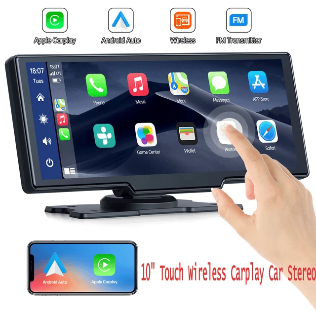 Ricevitore stereo auto wireless carplay monitor 9,26 pollici + Bluetooth wireless