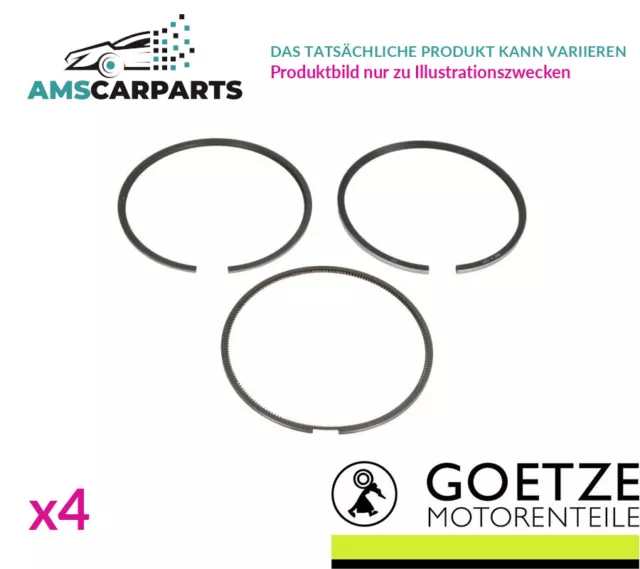 Kolbenringe Satz 08-961800-00 Goetze Engine 4Pcs Std Neu Oe Qualität