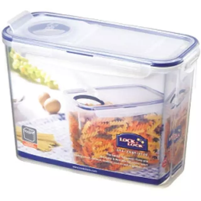 Lock & Lock Food Storage Container Rectangular with Flip Top Lid 2.4L (237 x 112