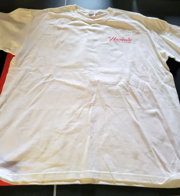 Obsolete Hacienda Hotel Casino Las Vegas White T-Shirt Xl - U